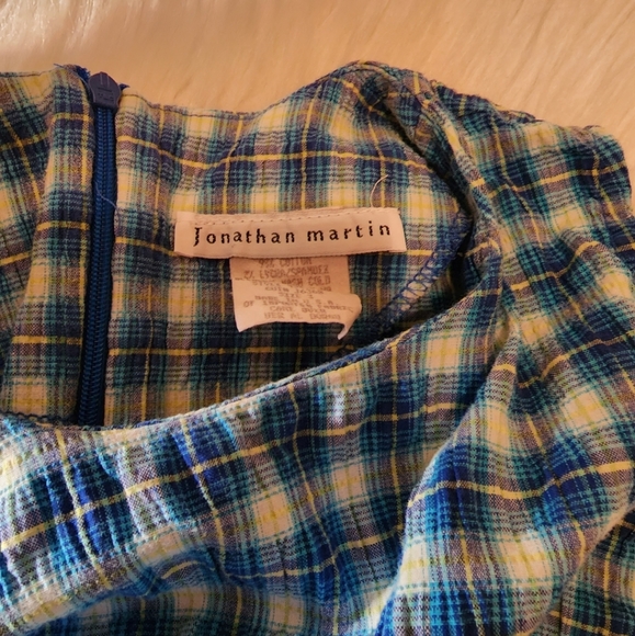 VINTAGE 90's Mini Plaid Sleeveless Sheath Dress - Picture 6 of 9